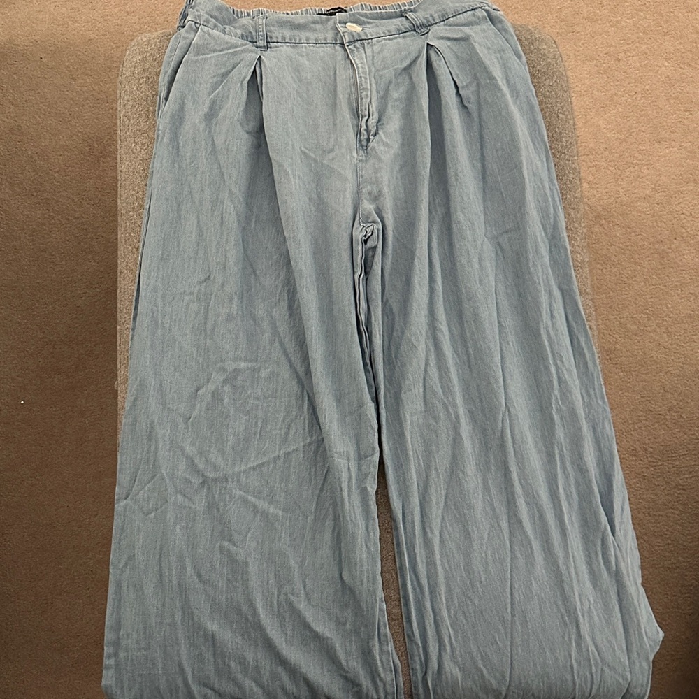 BCBGeneration Light Blue Flare Jeans